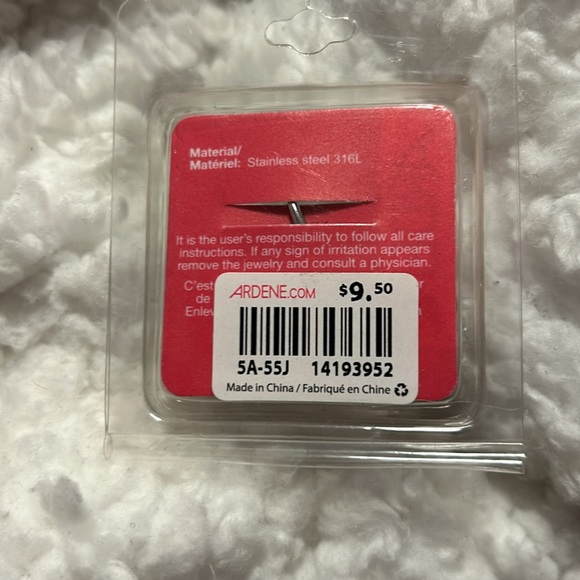 Stainless steel bellybutton ring - Picture 3 of 3